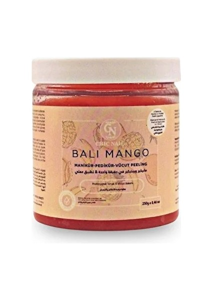 Manikür Pedikür ve Vücut Peelingi - Bali Mango - 250 gr