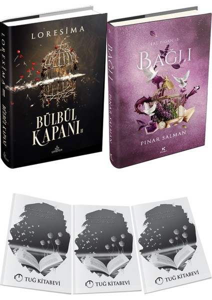 Lal Figan 3 Bağlı Ciltli ve Ephesus Yayınları Bülbül Kapanı 2 Ciltli Loresima 2li Set + Hediyeli