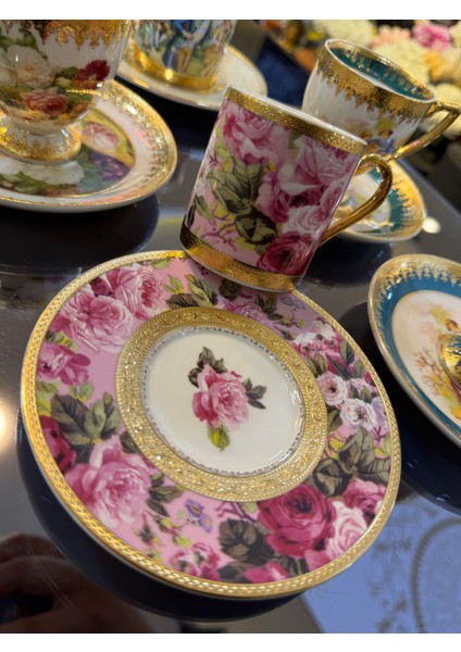 Esterhomedecor 6 Kişilik Porselen Kahve Fincan Takımı fiyatları
