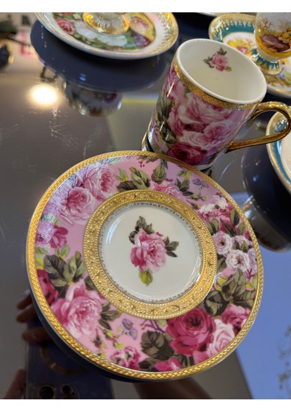 Esterhomedecor 6 Kişilik Porselen Kahve Fincan Takımı fırsatları