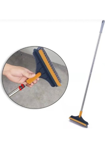 Üçgen sert uçlu döner başlıklı zemin ve köşe temizlik fırçası seti, pratik kullanım fırsatları