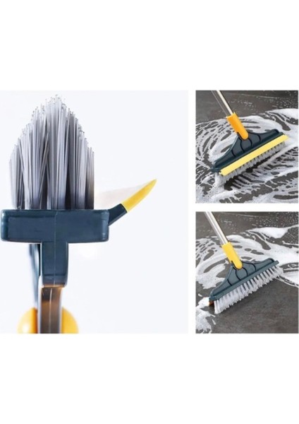 Üçgen sert uçlu döner başlıklı zemin ve köşe temizlik fırçası seti, pratik kullanım indirimleri