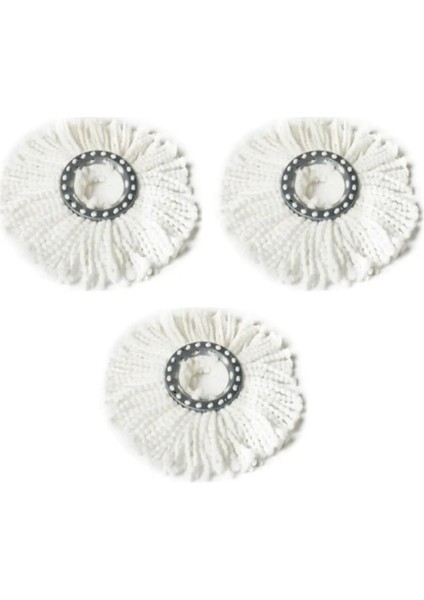 3'lü Mikrofiber Dönüşlü Mop Bezi Seti, Yedek, Pratik Temizlik Malzemesi fırsatları