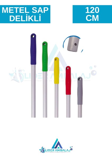 Dayanıklı 120 cm Metal Delikli Fırça Çekçek Sapı, kullanışlı ve sağlam araç