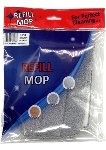Yedek Mop Sprey Mop Temizlik Seti İçin (2 Adet)