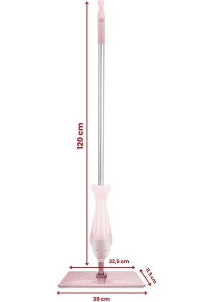 Pratik Spreyli Su Hazneli Mop ve 3 Mikrofiber Bez ! Set, Yerli, TR