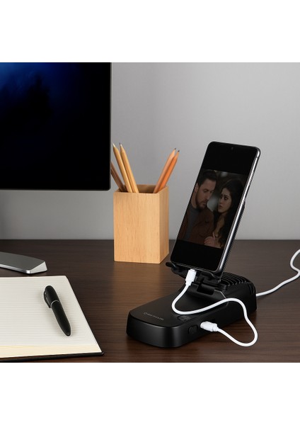 Telefon Standlı Bluetooth Hoparlör – Powerbank Özellikli