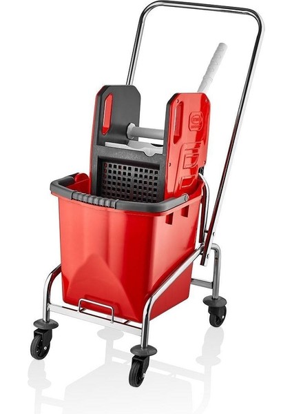 Krom Çelik Temizlik Seti ve Kat Arabası Yedek Parça, Dayanıklı ve Pratik Kullanım