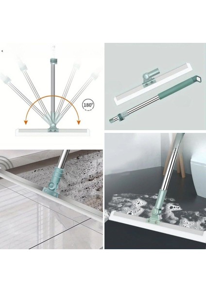 Teleskopik oynar başlıklı cam ve zemin temizleme aparatı seti fırsatları