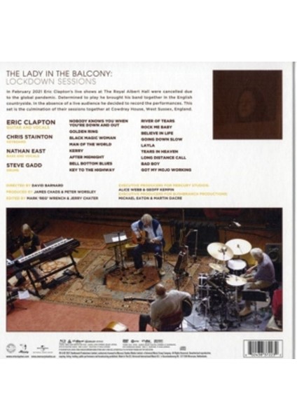 Eric Clapton / The Lady In The Balcony - Deluxe Edition - Dvd+Blu-Ray+Cd