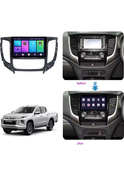 Mitsubishi L200 Android 14 Multimedya 4gb RAM/64GB Carplay Dijital Klima 9 Inc Hd IPS +Park Kamerası indirimleri