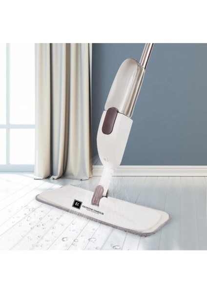 Pratik Sprey Mop Seti, Mikrofiber Yedekli, Temizlik Kolaylığı, Ekostem
