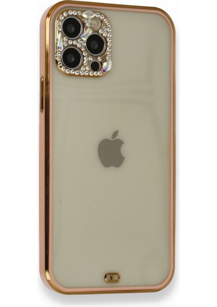Iphone 12 Pro Kılıf Liva Taşlı Silikon - Pembe Drstr fiyatları