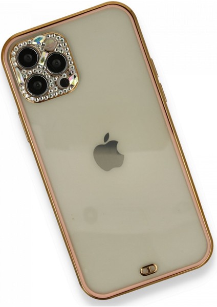 Iphone 12 Pro Kılıf Liva Taşlı Silikon - Pembe Drstr modelleri