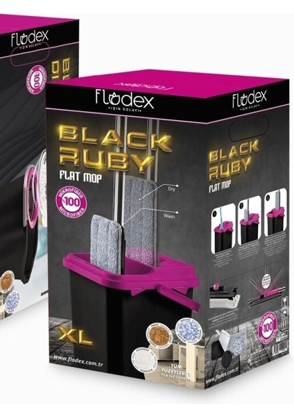 Büyük Boy Mikrofiber Temizlik Seti, Hızlı ve Pratik Temizlik İçin Idealdir, Gri Renk