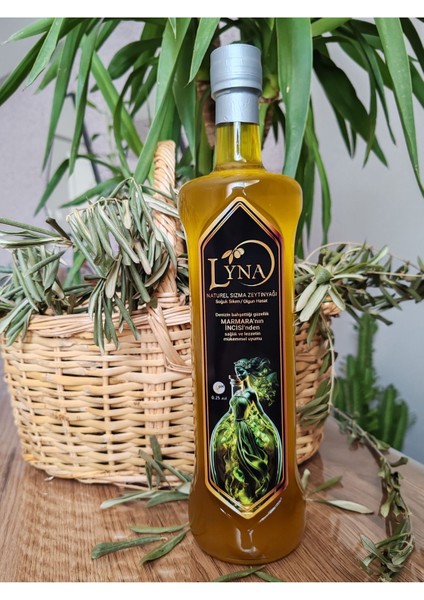 Lyna Naturel Sızma Soğuk Sıkım Zeytinyağı 1 Lt 5 Adet