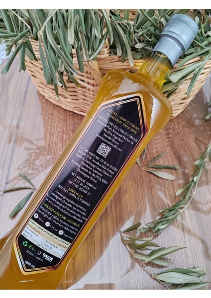 Lyna Naturel Sızma Soğuk Sıkım Zeytinyağı 1 Lt 5 Adet