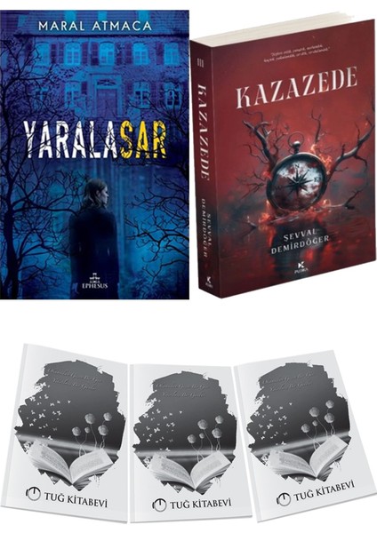 Kazazede 3 ve Ephesus Yayınları Yaralasar 1 Maral Atmaca 2li Set + Hediyeli