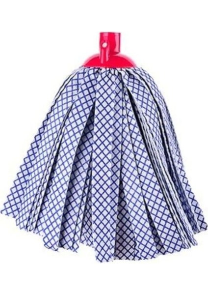 Kareli Mop Ucu TP-130, Temizlik ve Hijyen İçin Güçlü ve Dayanıklı, Yedek Renk: Mavi-Beyaz fiyatları