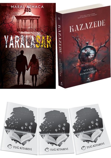 Kazazede 3 ve Ephesus Yayınları Yaralasar 4 Maral Atmaca 2li Set + Hediyeli
