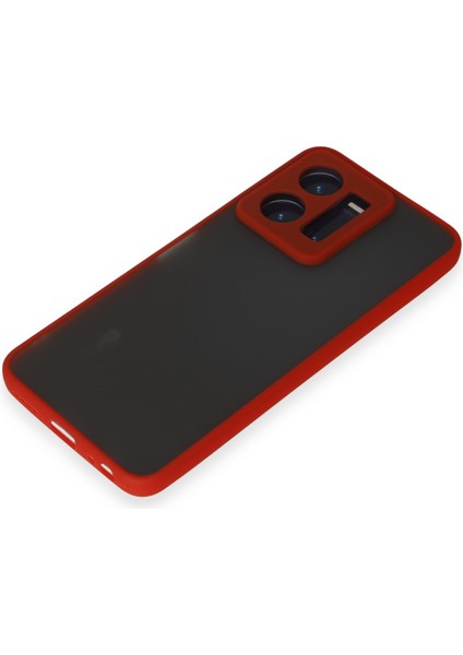 Vivo Y35 Kılıf Montreal Silikon Kapak - Kırmızı Drstr fırsatları