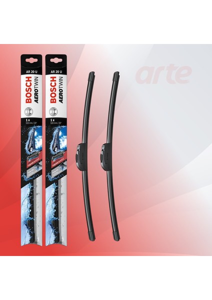 Volvo S40 1 Ön Silecek Takımı 1995-2003 Uyumlu | Aerotwin Serisi | 2'li Set |