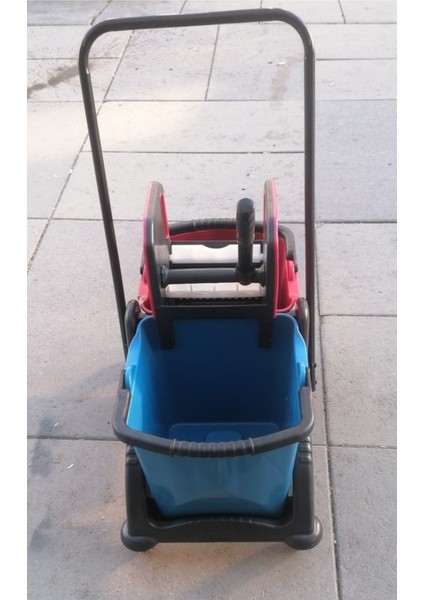 Çift Kovalı Plastik Temizlik Arabası Seti, Dayanıklı ve Kullanışlı Temizlik Aracı fiyatları