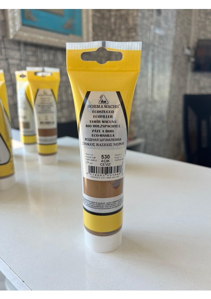 Borma Wachs Ahşap Mobilya Tamir Dolgu Macunu Açık Ceviz Renk