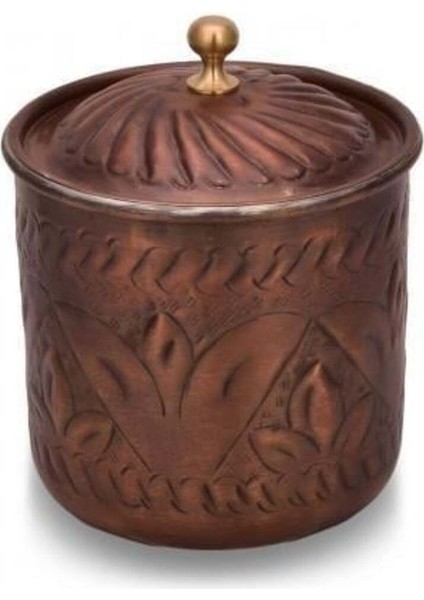 El İşleme Bakır Baharatlık Seti, 2 Parça, Zarif Tasarım, El Yıkama Önerilir