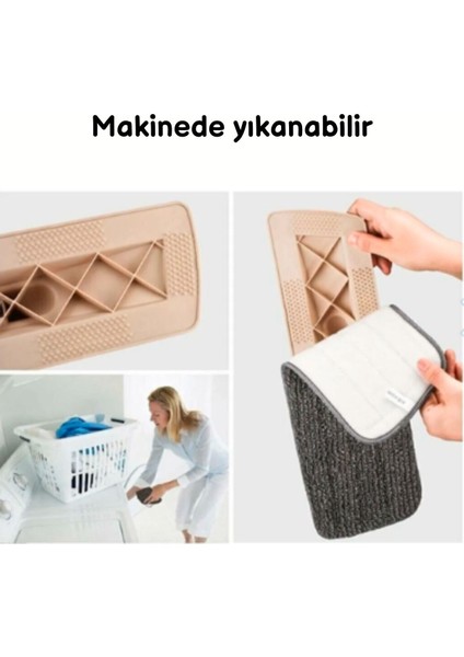 İki Parçalı Temizlik Seti: Sprey Mop ve Esneyebilen Toz Alma Aparatı fırsatları