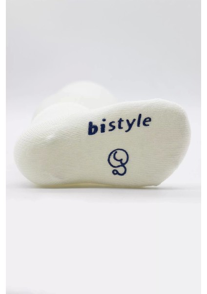 Puanlı Kaymaz Penye Soket Çorap 3'lü BS10108 Indigo indirimleri