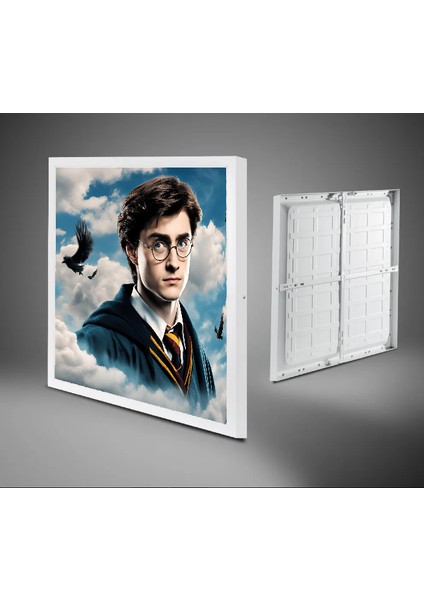 Harry Potter Çocuk Odası Avize, 60X60 Kare, 60WATT,BEYAZ Işık LED Lamba,çocuk Odası Modern LED Avize fırsatları
