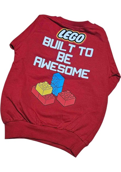 LEGO Baskılı Erkek Çocuk Ön Arka Baskılı Mevsimlik Sweatshirt