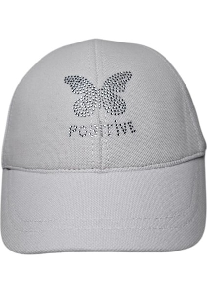 Spteks Kitti 9-15 Yaş Kız Garson Beyaz Renk Kelebek Baskı Mevsimlik Şapka fiyatları