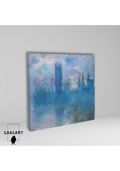 Kare Kanvas Ünlü Eserler Monet-Houses Of Parliament, London (1900) fiyatları