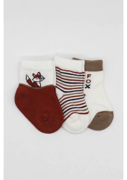 3'lü Penye Soket Çorap BS10109 Kiremit fiyatları