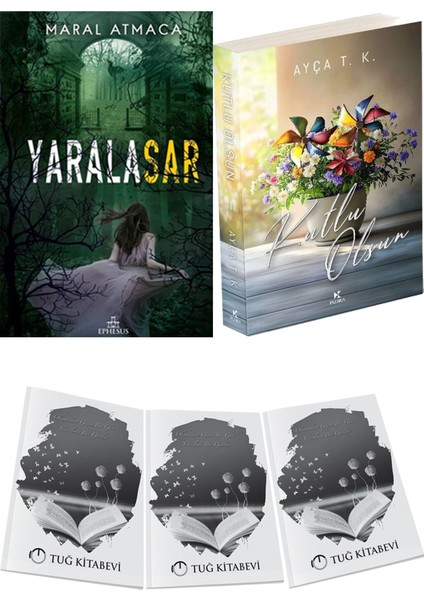Kutlu Olsun 3 ve Ephesus Yayınları Yaralasar 2 Maral Atmaca 2li Set + Hediyeli