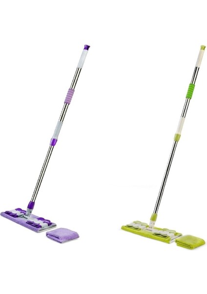 Teleskopik Mikrofiber Paspas Takımı, 2'li, pratik ve hafif temizlik seti