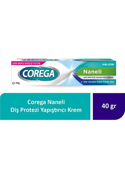 Diş Protezi Yapıştırıcı Krem - Naneli - 40 gr
