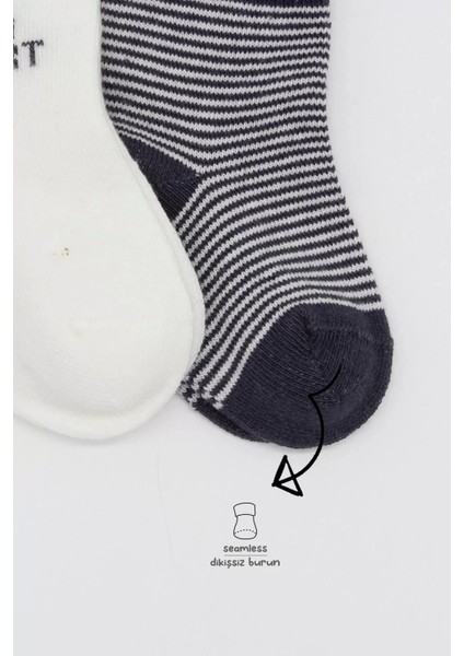 3'lü Penye Soket Çorap BS10110 Antrasit modelleri