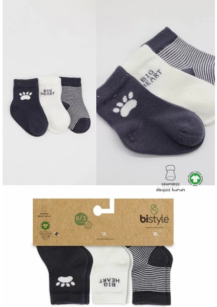 3'lü Penye Soket Çorap BS10110 Antrasit indirimleri