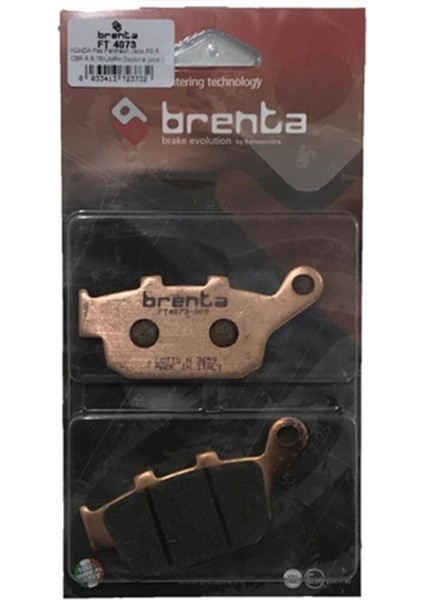 Suzukı Sv ,s Left/rear 650CC 2003-12 Arka Fren Balatası Brenta Si