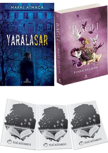 Lal Figan 3 Bağlı ve Ephesus Yayınları Yaralasar 1 Maral Atmaca 2li Set + Hediyeli