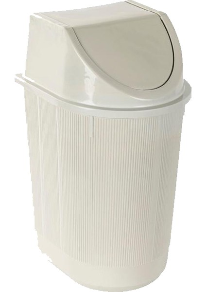 Klik Kapak Çöp Kovası Naturel 24 Lt