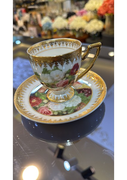Esterhomedecor 6 Kişilik Porselen Kahve Fincan Takımı fiyatları