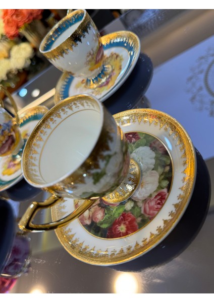 Esterhomedecor 6 Kişilik Porselen Kahve Fincan Takımı indirimleri