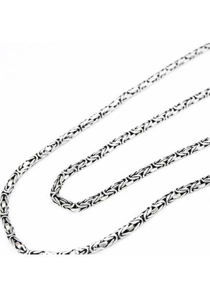 Gümüş Kral Zincir Kolye