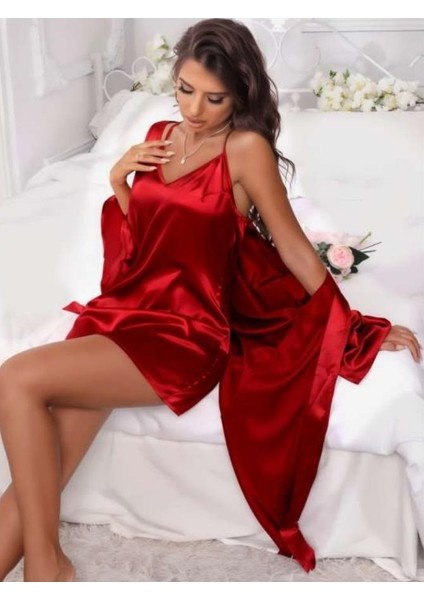 Real Passione Saten Sabahlık Gecelik Takım fiyatları