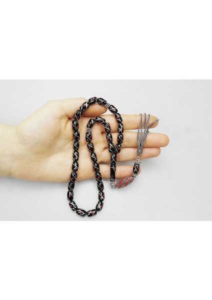 Oltu Taşı Kapsül Kesim Çeşmi Kırmızı Işleme Tespih modelleri