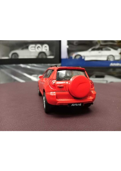 1:38 Ölçek Toyota Rav4 Diecast Model Çek Bırak (Kırmızı) fırsatları